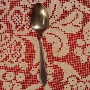 VINTAGE IMPERIAL STAINLESS SERVING SPOON JAPAN 8.5 in. L